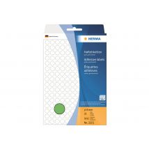 HERMA Vielzwecketiketten grün  8 mm rund Papier 5632 St.
