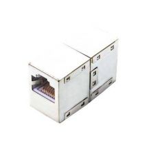 Logilink Patchkabelverbinder 1:1 2x RJ45 Cat.6 UTP, schwarz