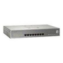 LevelOne PoE+Switch  8xGE PoE            123W 19     Metall