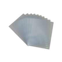 Herlitz Aktenhülle  A4 PP klar ob/re off.    10er Packung
