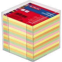 Herlitz Zettelkasten Big 9 9x9x9cm 650Bl. vierfarb. transp.