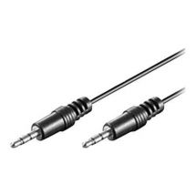 MediaRange Audio Kabel 3,5mm Stereo Jack 1.00m black