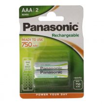 Panasonic Akku for DECT USE  -AAA Micro  1.20V  750mAh  2St.