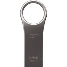 USB-Stick  64GB Silicon Power USB3.0 J80 Silver/Zinc Alu