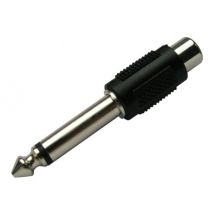 Schwaiger Adapter Mono 6,35mm Klinke Cinch Buchse