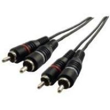 Schwaiger Audiokabel Cinch Audioverbindung  1,5m     Schwarz