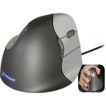 Evoluent Maus VerticalMouse 4 Rechts med/large bl/silver USB retail
