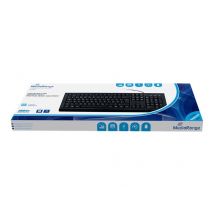 MediaRange Tastatur Standard Keybord black USB 2.0