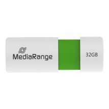 MediaRange USB-Stick 32GB USB 2.0 Slider green