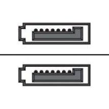 Sharkoon Kabel   SATA III     sleeve  0,60m         schwarz