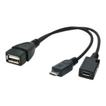 gembird USB-Adapter micro A -> micro B 0.15m OTG