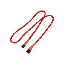 Nanoxia Kabel 3-Pin Verlängerung, 60 cm, rot