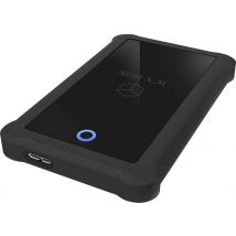 Geh. IcyBox USB 3.0  2,5 SATA3 HDD/SSD -> PC/MAC Silikon sw retail
