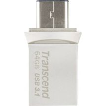 USB-Stick  64GB Transcend JetFlash 890 USB3.1 Typ-C/A