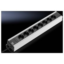 Rittal Steckdosenleiste 48,3cm 8fach ohne Schalter 16A