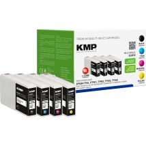 KMP Patrone Epson T7901-T7904 Multip. 2700-3000 S. E220YX remanufactured