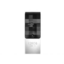 Silicon Power USB-Stick 128GB USB3.2 + Typ C  C31 Black