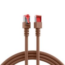 EFB RJ45 Patchkabel S/FTP Cat.6 LSZH  0.25m braun