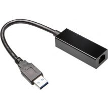gembird Adapter USB3.0 -> Gigabit LAN + Flash-Speicher schw.