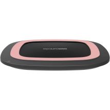 RealPower Ladegerät FreeCharge-10 + Adapter  schwarz/rosa