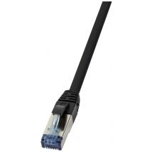 Logilink Patchkabel CAT6A S/FTP AWG27f.50,00m Industrie schw