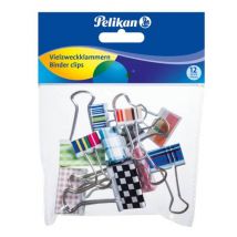 Pelikan Vielzweckklammer sort. 12Stk versch. Größen