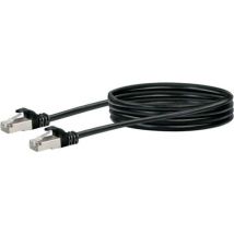 Schwaiger CAT6 Netzwerkkabel      , S/FTP, 1,0m, schwarz