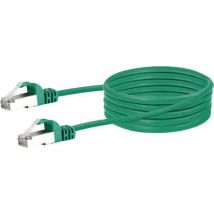 Schwaiger CAT6 Netzwerkkabel      , S/FTP, 2,5m, grün