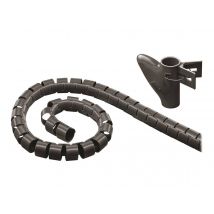MediaRange Kabelbündel-Schlauch  20mm, 2.5m   schwarz