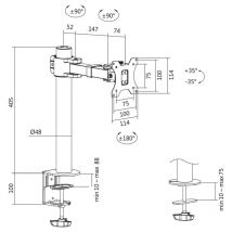 Logilink TIS 17-32 1TFT  9KG                       schwarz