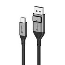 Alogic Displayport Kabel miniDP St. -> DP St. 8K 60 Hz, 2m