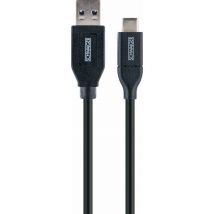 Schwaiger USB-Kabel 3.0 St. A->3.1 TypC        0,15m schwarz