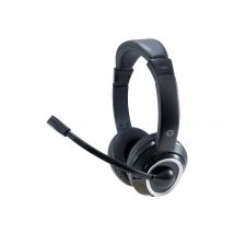 CONCEPTRONIC Headset Klinke Mikro,int.Bed.Stereo     2.0m sw