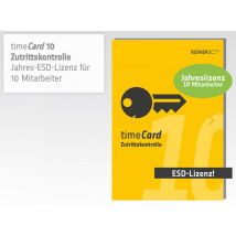 REINER SCT timeCard 10 ZuKo 10 MA 1 Jahr Laufzeit