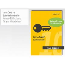 REINER SCT timeCard 10 ZuKo 50 MA 1 Jahr Laufzeit