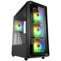 Sharkoon Gehäuse TK4         RGB    ATX       1xGlas schwarz