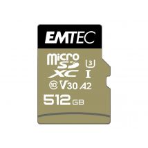 Emtec mSD 512GB UHS-I U3 V30 A2 SpeedIN Pro + Adapter