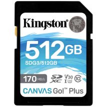 SD Card 512GB Kingston SDXC Canvas Go Plus C10 retail