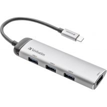 USB-C Verbatim Multiport HUB 4-Port USB 3.2 GEN 1Type A