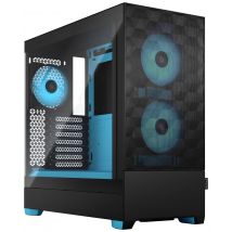 FRACTAL DESIGN Geh Pop Air RGB Cyan Core TG Clear Tint