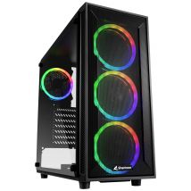 Sharkoon Gehäuse TG4M        RGB    ATX       1xGlas schwarz