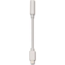 2GO Audio-Adapter Stereo Lightning   20cm  weiß
