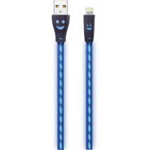 2GO USB Lade-/Datenkabel lightn. m.bl. LED-Beleuchtung  1m