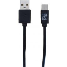 2GO USB Lade-/Datenkabel USB Type-C 3.1  1m schwarz PET-Box