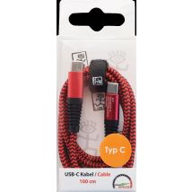 2GO USB Lade-/Datenkabel USB Type-C - USB Type-C   1m rot