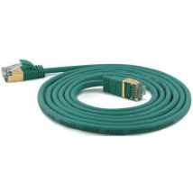 Wantec Patchkabel SSTP CAT7 Ste. CAT6a d=4mm  0,50m  grün