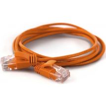 Wantec Patchkabel UTP  CAT6a           d=2,8mm  1,50m orange
