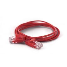 Wantec Patchkabel UTP  CAT6a           d=2,8mm  2,00m rot