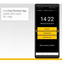REINER SCT timeCard 10 Terminal APP 1 Gerät 1 Jahr Laufzeit