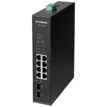 EDIMAX Switch Industrial 8-Port POE GbE + 2 GbE SFP unmanag.